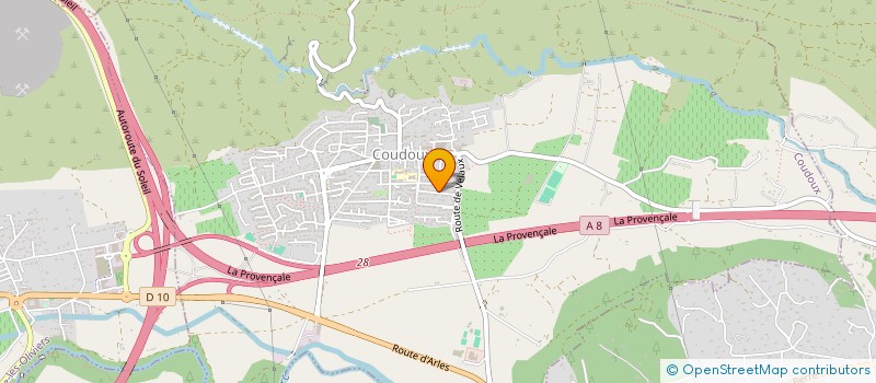 localisation de l'entreprise MONSIEUR ERIC POUILLES  COUDOUX