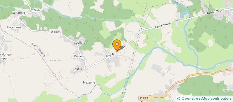 localisation de l'entreprise MONSIEUR ERIC POULIQUEN  PORTO-VECCHIO