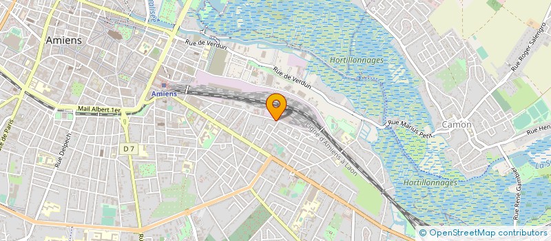 localisation de l'entreprise MONSIEUR ERIC POULLAIN  AMIENS