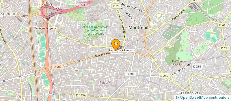 localisation de l'entreprise MONSIEUR ERIC POURNIN à MONTREUIL