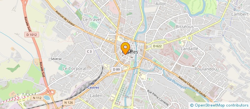 localisation de l'entreprise MONSIEUR ERIC POUZERGUES à CASTRES