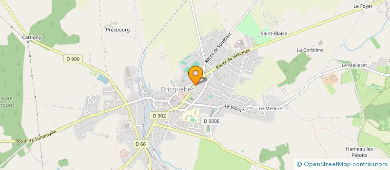 localisation de l'entreprise MONSIEUR ERIC POYET  BRICQUEBEC-EN-COTENTIN