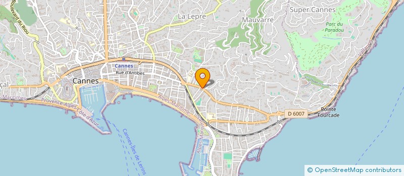 localisation de l'entreprise MONSIEUR ERIC POZO à CANNES