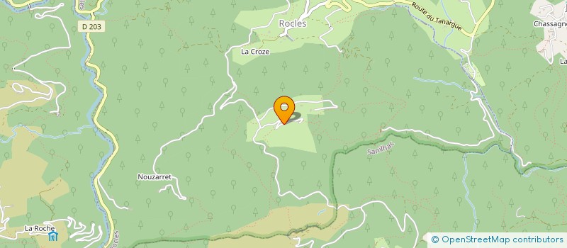 localisation de l'entreprise MONSIEUR ERIC PRAT  ROCLES