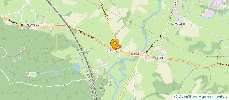 localisation de l'entreprise MONSIEUR ERIC PREBOLIN  AUTUN