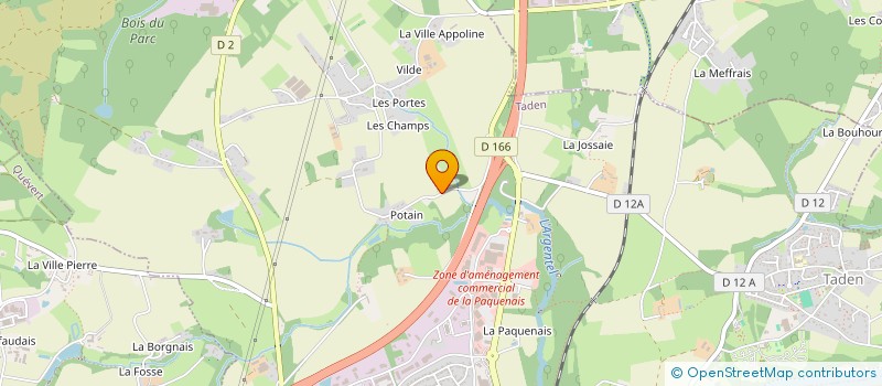 localisation de l'entreprise MONSIEUR ERIC PRESSE  TADEN