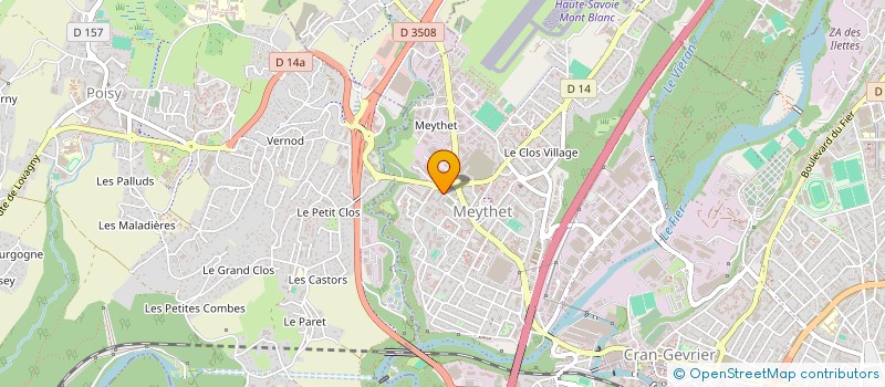 localisation de l'entreprise MONSIEUR ERIC PRETOT à ANNECY