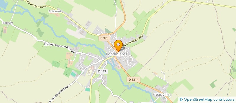 localisation de l'entreprise MONSIEUR ERIC PREVEL  LONDINIERES