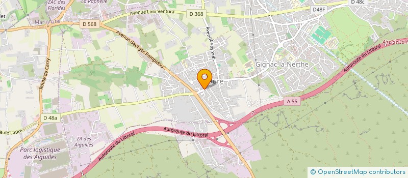 localisation de l'entreprise MONSIEUR ERIC PRIETO à GIGNAC-LA-NERTHE