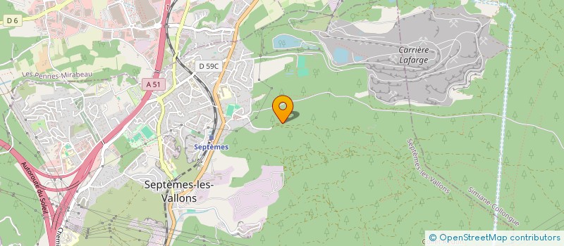 localisation de l'entreprise MONSIEUR ERIC PRIORE à SEPTEMES-LES-VALLONS
