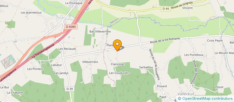 localisation de l'entreprise MONSIEUR ERIC PROSPER à VALLEREUIL