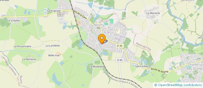 localisation de l'entreprise MONSIEUR ERIC PROTTEAU  NESMY