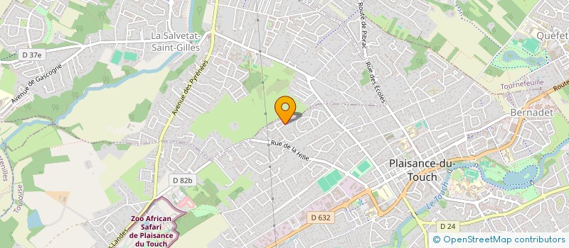 localisation de l'entreprise MONSIEUR ERIC PRUNIAUX  PLAISANCE-DU-TOUCH