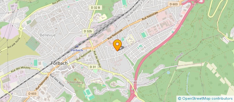 localisation de l'entreprise MONSIEUR ERIC PRZEWOZNY à FORBACH