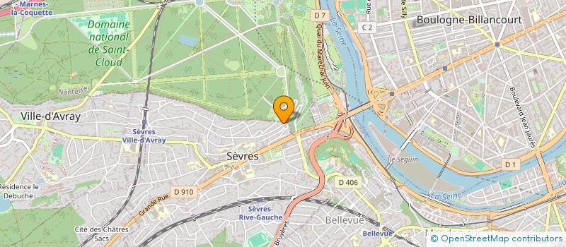 localisation de l'entreprise MONSIEUR ERIC PUGA FERNANDES à SEVRES