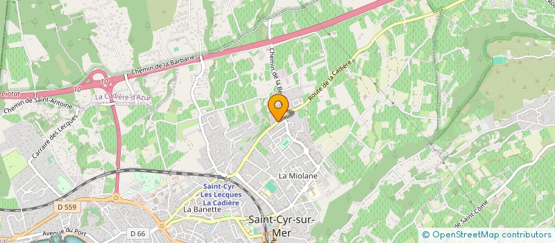 localisation de l'entreprise MONSIEUR ERIC PUGLIA à SAINT-CYR-SUR-MER