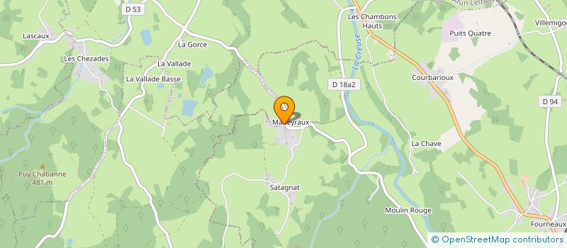 localisation de l'entreprise MONSIEUR ERIC PUTTEMANS  SAINT-MEDARD-LA-ROCHETTE