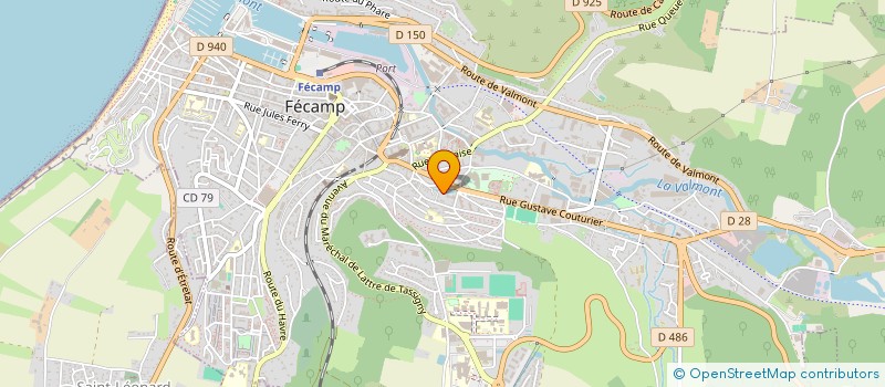 localisation de l'entreprise MONSIEUR ERIC QUENEL à FECAMP