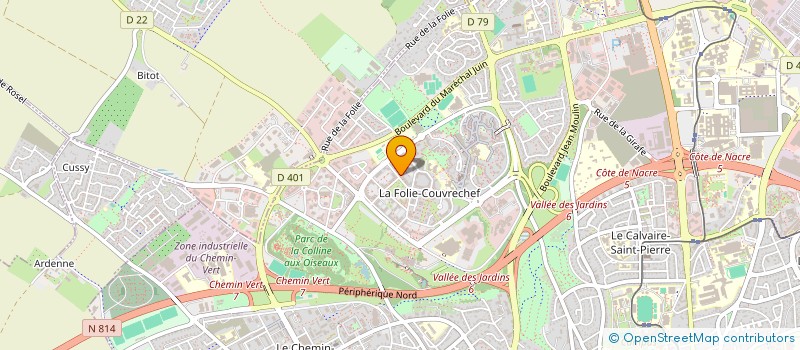 localisation de l'entreprise MONSIEUR ERIC QUENTIN à CAEN