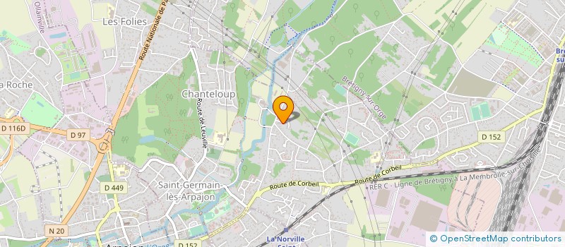 localisation de l'entreprise MONSIEUR ERIC QUESNEL à SAINT-GERMAIN-LES-ARPAJON
