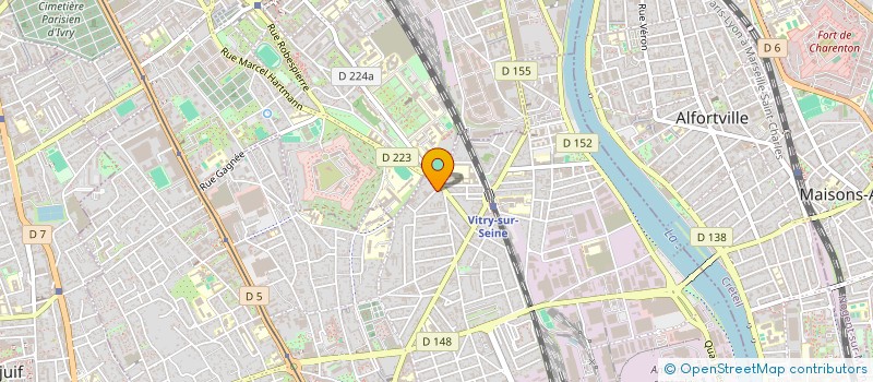 localisation de l'entreprise MONSIEUR ERIC QUINTIN  VITRY-SUR-SEINE