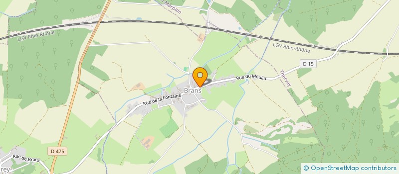 localisation de l'entreprise MONSIEUR ERIC QUIROT  BRANS