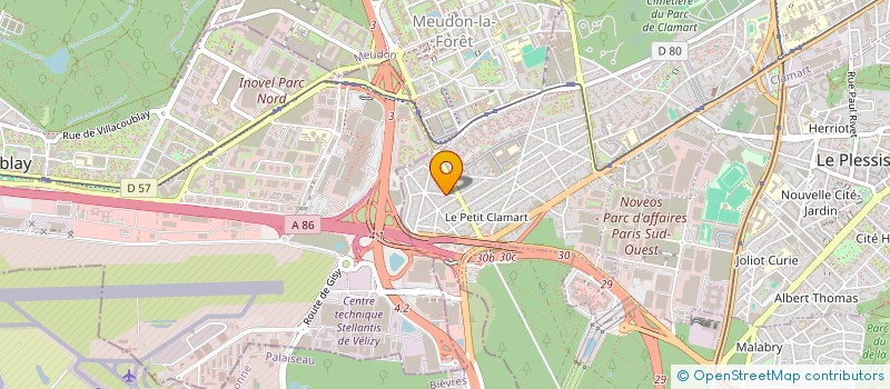 localisation de l'entreprise MONSIEUR ERIC RABILIER  CLAMART