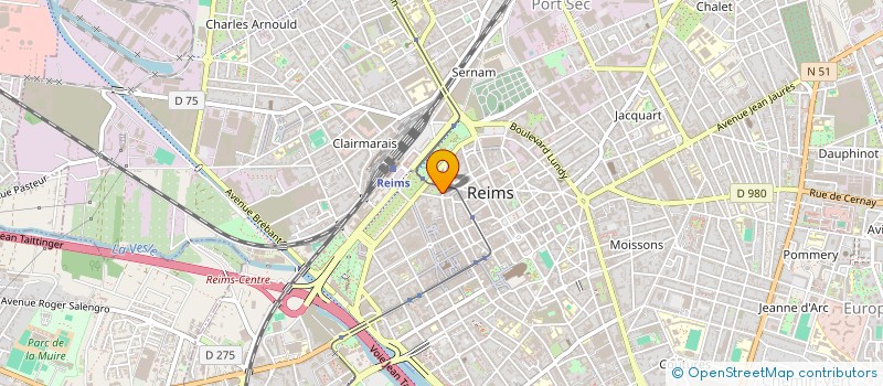 localisation de l'entreprise MONSIEUR ERIC RAFFIN  REIMS