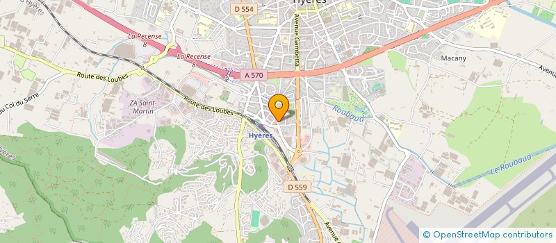 localisation de l'entreprise MONSIEUR ERIC RAHIER à HYERES