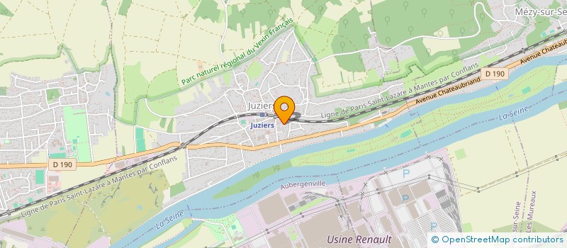 localisation de l'entreprise MONSIEUR ERIC RAMAHATAFANDRY  JUZIERS