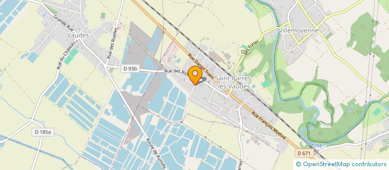 localisation de l'entreprise MONSIEUR ERIC RAMBUT  SAINT-PARRES-LES-VAUDES