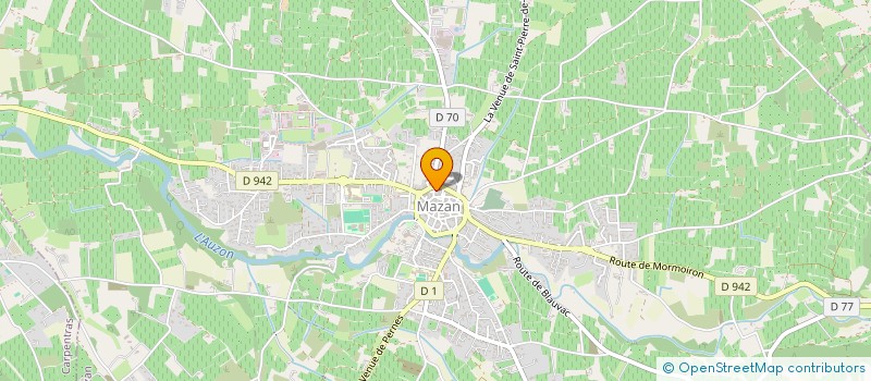 localisation de l'entreprise MONSIEUR ERIC RAMEL  MAZAN