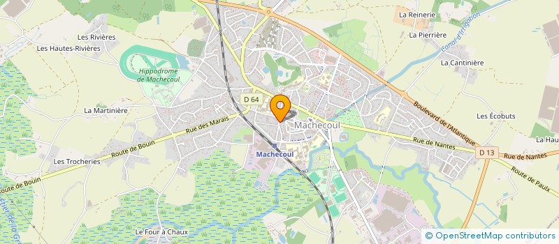 localisation de l'entreprise MONSIEUR ERIC RANNOU  MACHECOUL-SAINT-MEME