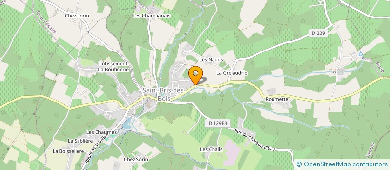 localisation de l'entreprise MONSIEUR ERIC RAVET à SAINT-BRIS-DES-BOIS