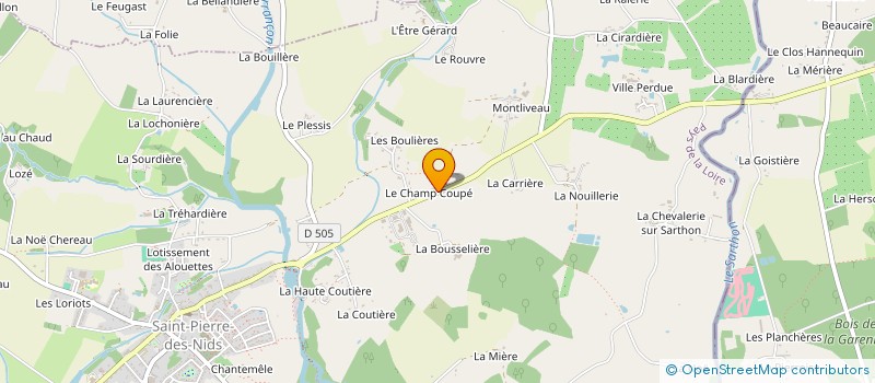 localisation de l'entreprise MONSIEUR ERIC RAY  SAINT-PIERRE-DES-NIDS