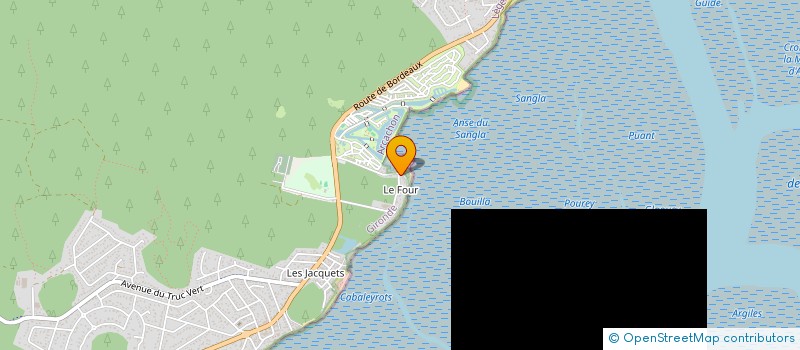 localisation de l'entreprise MONSIEUR ERIC RAYMOND  LEGE-CAP-FERRET