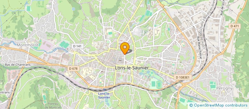 localisation de l'entreprise MONSIEUR ERIC RAYNAUD  LONS-LE-SAUNIER