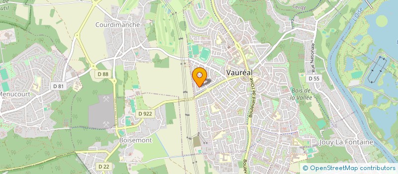 localisation de l'entreprise MONSIEUR ERIC RAYNAUD  VAUREAL