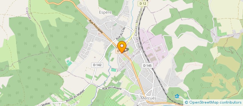 localisation de l'entreprise MONSIEUR ERIC REBOTTON  ESPERE