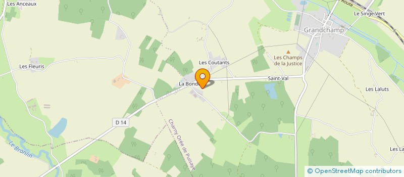 localisation de l'entreprise MONSIEUR ERIC REBOURG  CHARNY OREE DE PUISAYE