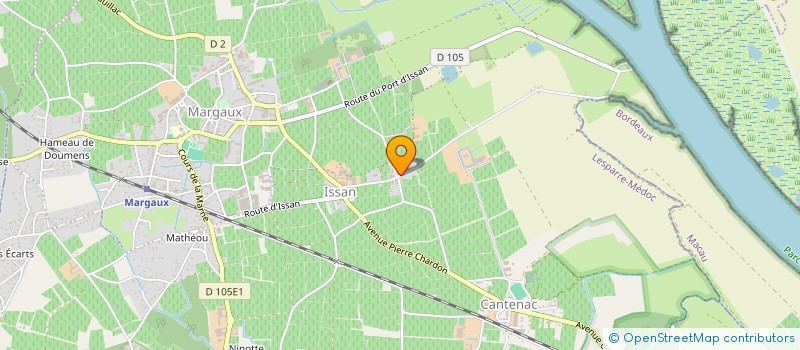 localisation de l'entreprise MONSIEUR ERIC RECALT  MARGAUX-CANTENAC