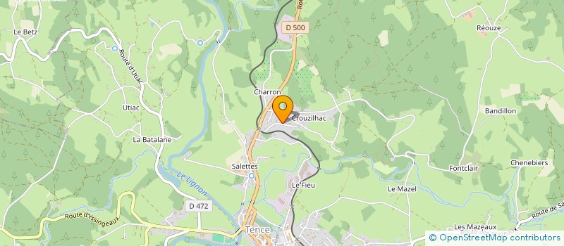 localisation de l'entreprise MONSIEUR ERIC RECHATIN  TENCE