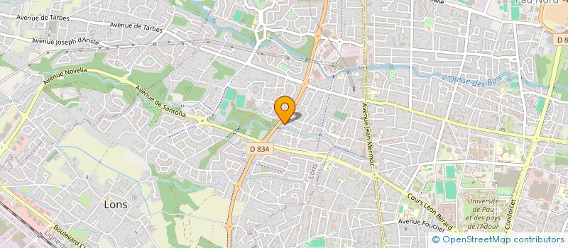 localisation de l'entreprise MONSIEUR ERIC RECHOU à LONS