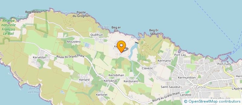 localisation de l'entreprise MONSIEUR ERIC REGENERMEL à GROIX