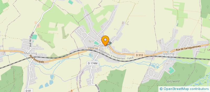 localisation de l'entreprise MONSIEUR ERIC REICHART  HUNDLING