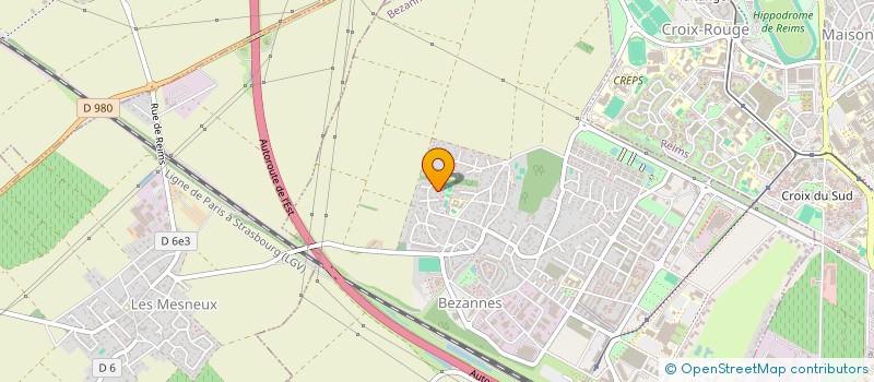 localisation de l'entreprise MONSIEUR ERIC REMY  BEZANNES