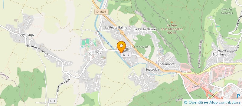 localisation de l'entreprise MONSIEUR ERIC RENALDO  SILLINGY