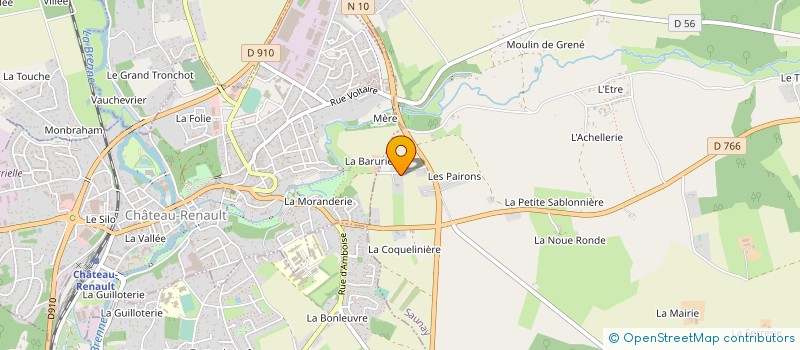 localisation de l'entreprise MONSIEUR ERIC RENAULT  SAUNAY