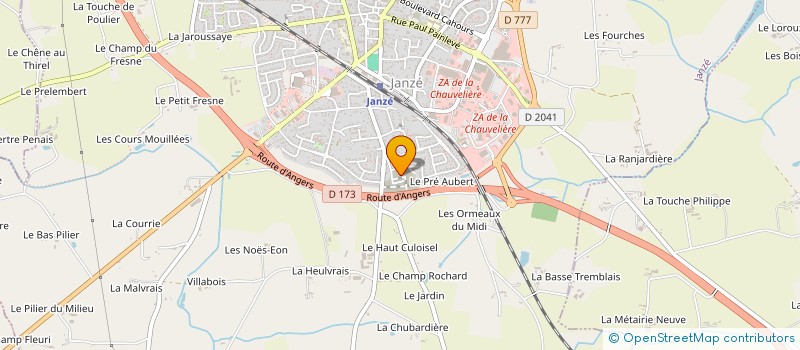 localisation de l'entreprise MONSIEUR ERIC RENE CHRISTIAN PORTIER  JANZE