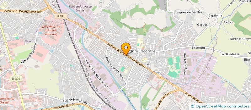 localisation de l'entreprise MONSIEUR ERIC RETUREAU  BOE